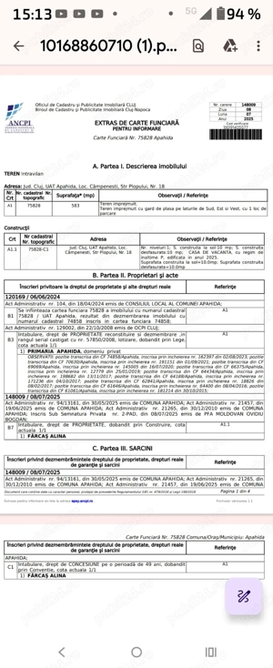 Teren de vanzare, Campenesti, Jud. Cluj - imagine 9