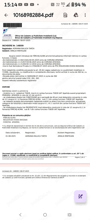 Teren de vanzare, Campenesti, Jud. Cluj - imagine 8