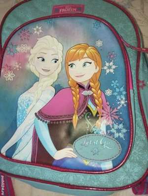 Ghiozdane cu Frozen si Sofia + cadou bluză - imagine 4