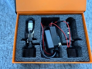 H7 LED cu lupa far - imagine 2