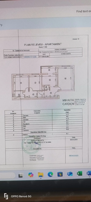 EXCLUS INTERMEDIARI- Apartament 3 camere, et 2  4; Bl I2; Soveja colt cu Hajdeu-TOMIS 3