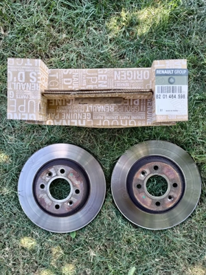 Set discuri frana ventilate original, Dacia Renault, cod 8201464598