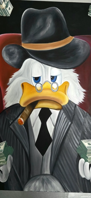 Tablou pictat din ulei pe panza