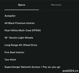 Tesla Model Y Dual Motor LR carlig fabrica - imagine 5