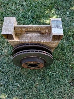 Set discuri frana ventilate original, Dacia Renault, cod 8201464598 - imagine 2