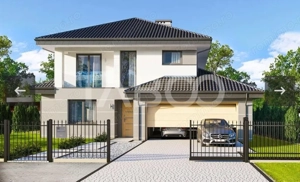 Casa individuala de vanzare 5 camere 4 bai garaj teren 506mp Selimbar
