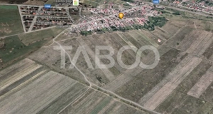 Teren pretabil investitie 3611 mp de vanzare in Cristian judetul Sibiu