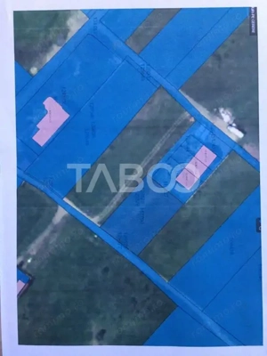 Teren intravilan cu utilitati 2269 mp 2 fronturi zona Gusterita Sibiu - imagine 3