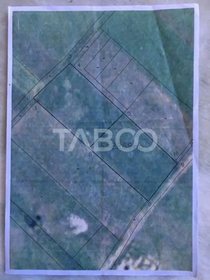 Teren intravilan cu utilitati 2269 mp 2 fronturi zona Gusterita Sibiu - imagine 4