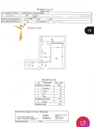 Moara de Vant apartament 2 camere open space 43 m cu balcon - imagine 9
