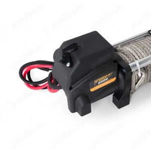 Troliu electric KANGAROOWINCH 6000 lbs(trage 2722 kg) cablu sintetic - imagine 5