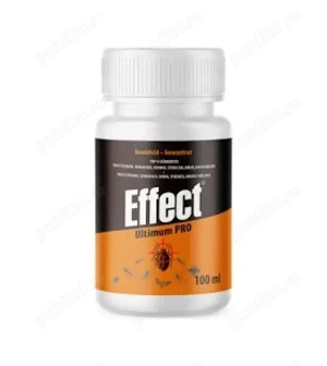 Effect Ultimum, Insecticid  otrava capuse, plosnite de pat, paianjeni, tantari, purici, paduchi gain