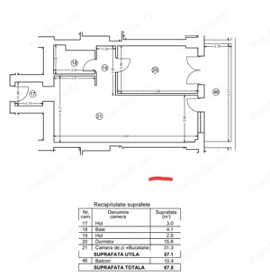 SunLake Residence, 2 camere, 67,5 mp, terasa 10 mp - imagine 15
