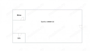 Spatiu comercial de vanzare 79 mpu 2 incaperi zona Turnisor Sibiu - imagine 2