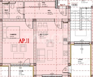 Apartament decomandat 52mpu de vanzare 2 camere 2 logii loc parcare - imagine 5