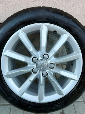 Jante aliaj Audi A6 - 17 inch cu anvelope DOT 2022 - imagine 2