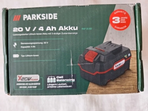 Acumulator Li-Ion Parkside Akku PAP 20 B3, 20V, 4Ah,  seria X 20 V Team - imagine 5
