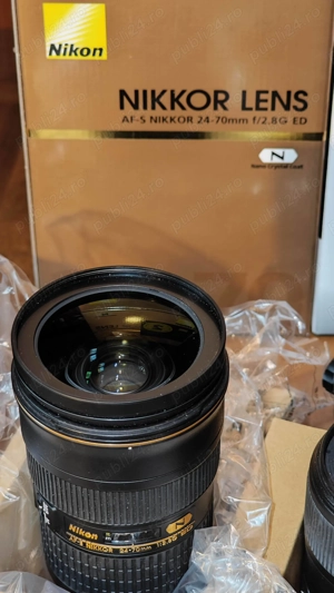  Nikon 24-70mm f 2.8G ED AF-S si 70-200 VR nanocrystal ca nou, foarte puțin folosit - imagine 3