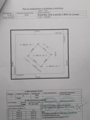 Varianta Constanta-Ovidiu,proprietar,vand teren