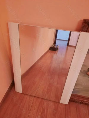 Oglinda Noua Alb Lucios ,Cuier,Dormitor, Living