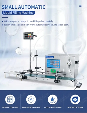 Aparat umplere sticlute, filling, echipament umplere lichide semi automat