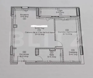 Apartament semidecomandat, 53,7 mp utili, incalzire in pardoseala, Oncos Parc - imagine 6