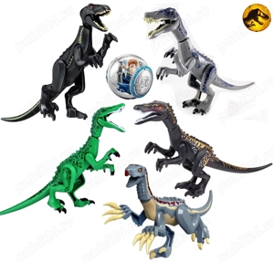 Indoraptor, carnotaurus, baryonyx - dinozauri 30cm tip lego jurassic