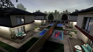 Complex 6 case P+1 în Berceni   340 mp teren | Moderne și bine compartimentate - imagine 4