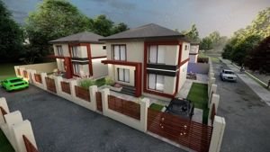 Complex 6 case P+1 în Berceni   340 mp teren | Moderne și bine compartimentate - imagine 3