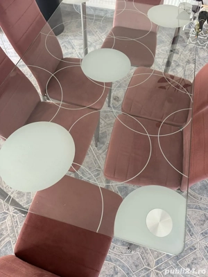 Masa sticla pentru 6 persoane