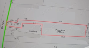 Teren 5.725 m Tomsani, Dâmbovița, la drum județean