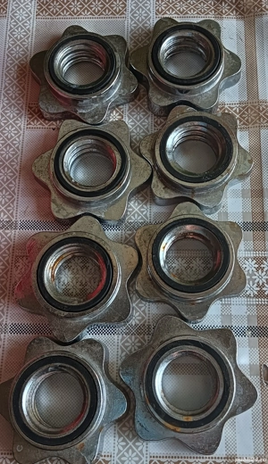 cleme hexagon gantere, siguranță bară  - imagine 2