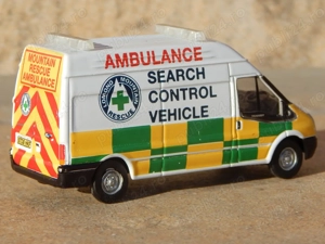 Macheta Ford Transit III facelift 2006 Oxford ambulanta montana 1:76 - imagine 5