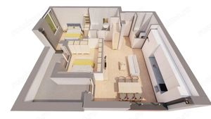 De vanzare PENTHOUSE într-un bloc nou marca ARED Comision 0%