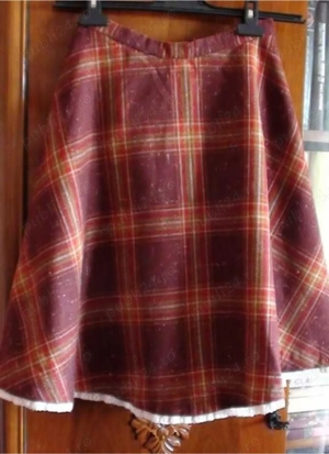 Fusta unicat ,din stofa cu lina - imagine 2