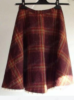 Fusta unicat ,din stofa cu lina - imagine 3