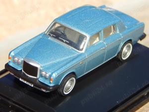 Macheta Bentley T2 1977 Caribbean blue Oxford Diecast 1:76 cu vitrina