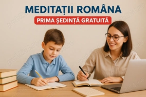 Meditatii romana cls.5-8: invatam usor si bine!