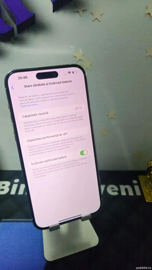 iPhone 14 Pro Max 256GB Baterie:87%.Pre  fix!