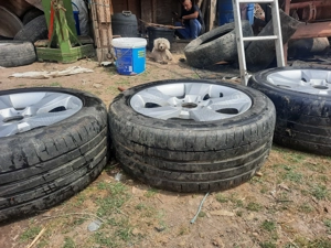 Vând 4 roti Bmw x3 cu cauciucuri de vara,genți de aluminiu - imagine 3