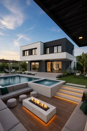 Casa individuala, 280mp, 500 teren, garaj dublu, terasa circulabila, Chinteni! - imagine 3