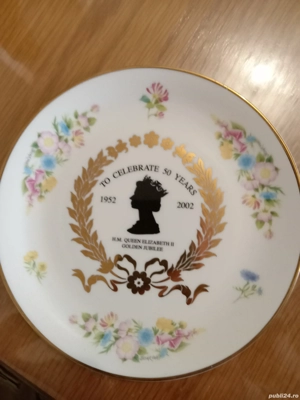 Farfurie decor regina Angliei