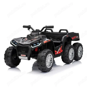 ATV electric cu bena, Kinderauto FarmQuad 6x6 12V 14AH  - imagine 3