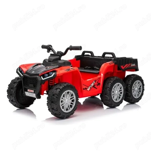 ATV electric cu bena, Kinderauto FarmQuad 6x6 12V 14AH  - imagine 2