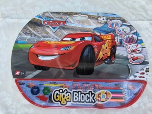 Disney Cars McQueen | Set pentru desen copii 5 in 1 As Art  Giga Block