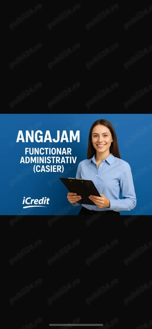 Angajăm funcționar administrativ 