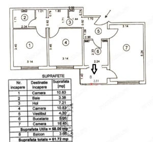 De vanzare apartament de 3 camere Titan,  5 min metrou Grigorescu