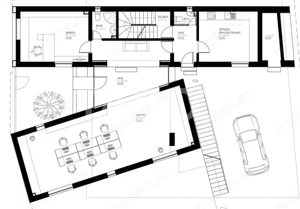 Casa individuala de vanzare cu terasa teren 320 mp zona Centrala Sibiu - imagine 9