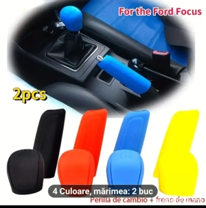Husa din silicon pt frâna de mână si schimbătorul de viteză  - imagine 3