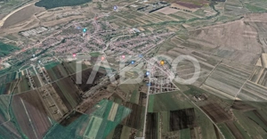 Teren de vanzare 629 mp cu autorizatie de constructie Cristian Sibiu